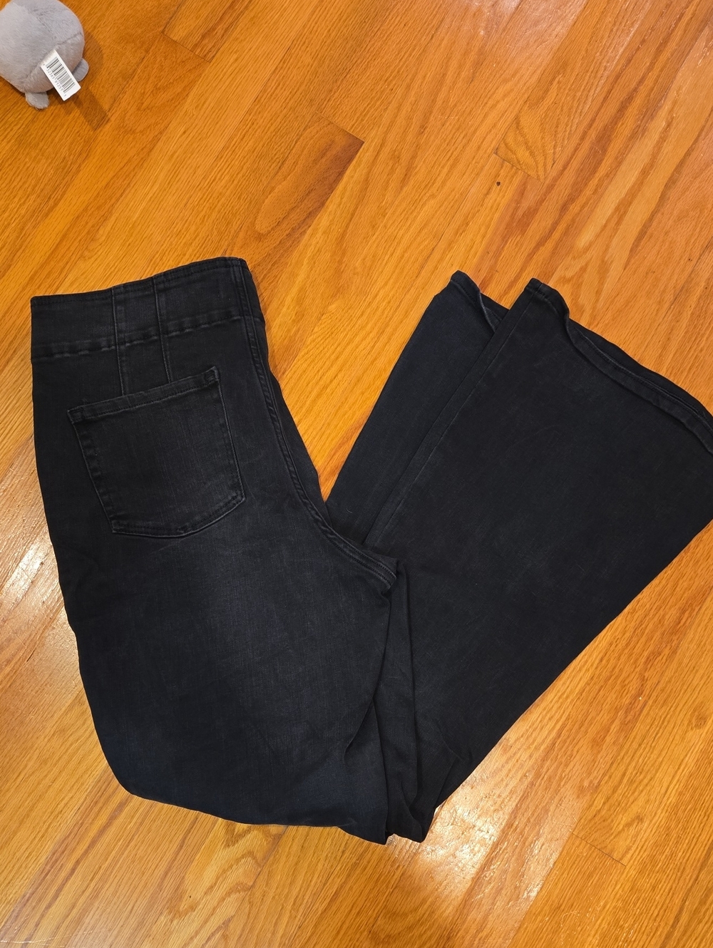 Maurices Black Flared Wide-Leg Jeans